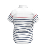 Placement Stripes Short Sleeves Short